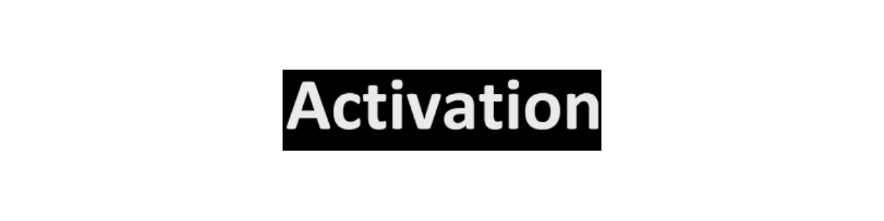 Activation & Renew